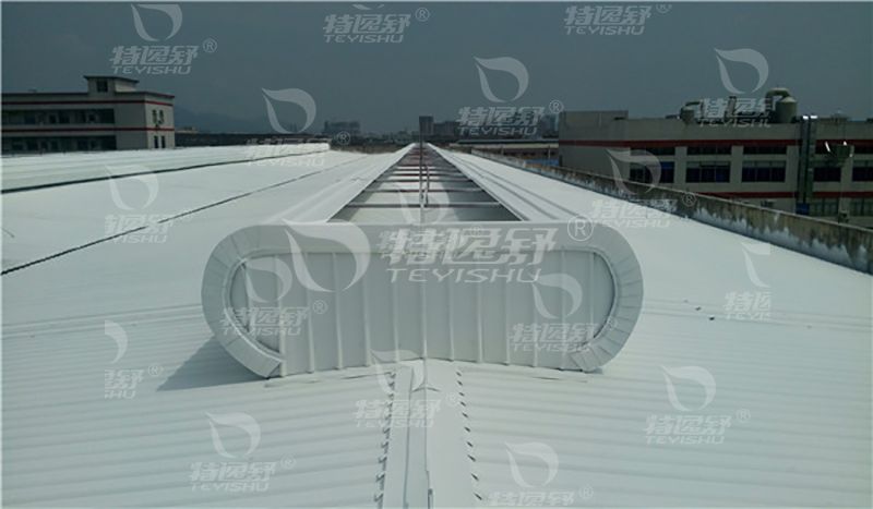 隔热降温涂料施工完成 隔热降温涂料施工完成