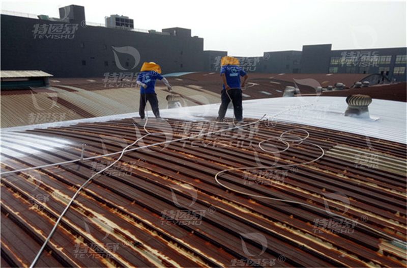 带锈防锈隔热涂料喷涂